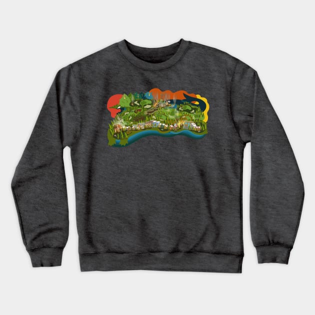 The Golf War Crewneck Sweatshirt by BullShirtCo